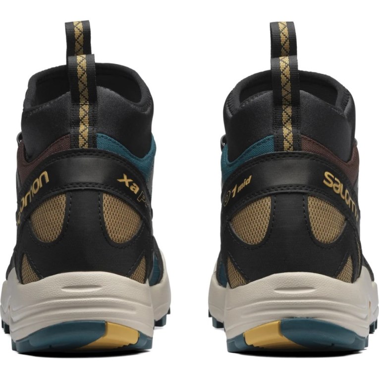 Salomon Xa Pro 1 Mid GTX Women's Sneakers Black / Chocolate / Turquoise | CA 2U85